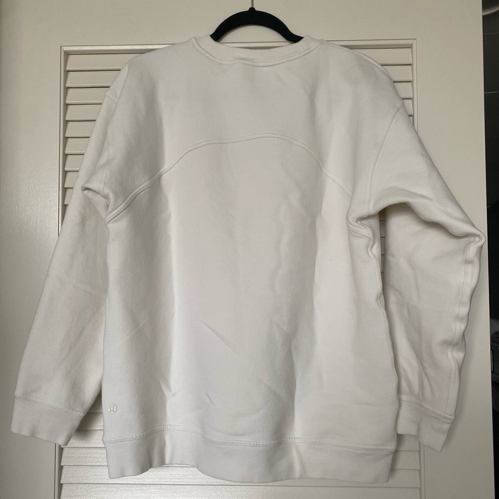 Lululemon White Sweatshirt